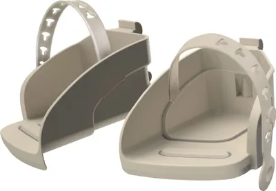 Obrázok produktu pre POLISPORT Footrests + Straps Cream Groovy Ff / Cfs