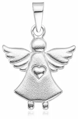 Produktbild von LUISIA® Kettenanhänger Engel Schutzengel mit Herz | 925 Sterling Silber