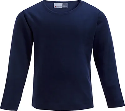 Produktbild von Langarmshirt Kinder, Marineblau, 164