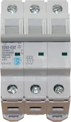 Produktbild von Sicherungsautomat 3-polig 6KA C32A C32 Leitungsschutzschalter S263-C32