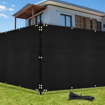 Obrázok produktu pre Zábrana na plot 1,82 m x 15,24 m, HDPE tkanina 142 g/m², UV ochrana, pre záhradný plot