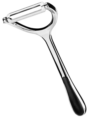 Obrázok produktu pre Škrabka na zeleninu – škrabka na zemiaky – 18 cm – nerezová oceľ – ergonomická rukoväť – na ovocie a zeleninu – 1 kus