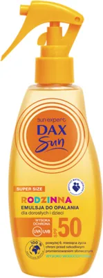 Obrázek produktu pro Dax Sun Rodzinna emulsja do opalania dla dorosłych i dzieci SPF50, 200ml