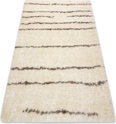 Produktbild von Teppich FLUFFY 2371 Shaggy Streifen - creme / beige beige 140x190 cm