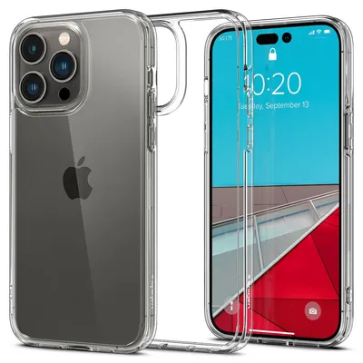Produktbild von Spigen ACS04816, Cover, Apple, iPhone 14 Pro Max, 17 cm (6.7"), Transparent