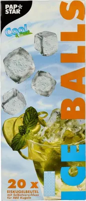 Produktbild von Papstar 10701, 24 Stück(e), Eisbeutel, Transparent, Kunststoff, 20 Stück(e)