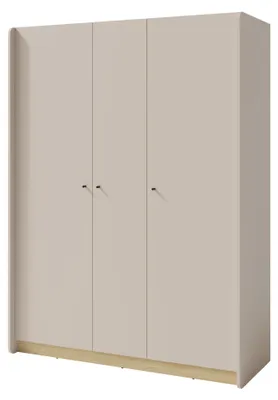 Produktbild von Masseno Drehtürenschrank VETTA 145/195/52cm 3-türig Beige