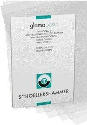 Immagine prodotto di SCHÖLLERSHAMMER VF5003670 SCHÖLLERSHAMMER Zeichenpapierblock, DIN A4, hochtransparent