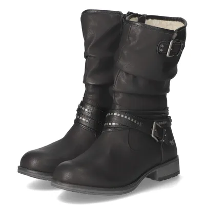 Produktbild von Mustang Damen Stiefelette Warmfutter 1139-624, Größe:37 EU, Farbe:Schwarz