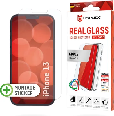 Produktbild von DISPLEX Real Glass + Case iPhone 13
