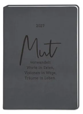 Produktbild von Terminplaner Lederlook 2027 Schwarz