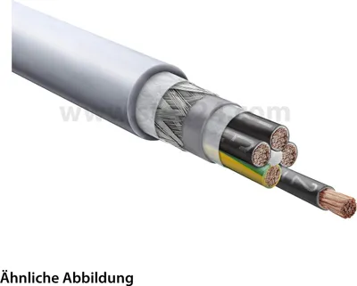 Obrázek produktu pro "Stexoschlepp ovládací kabel CY 5G0,75mm² OD 9,4mm jmenovité napětí Uo/U 300V/500V"