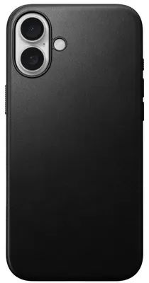 Immagine prodotto di Nomad, custodia per iPhone 16 Plus compatibile con MagSafe in pelle resistente agli urti, nera