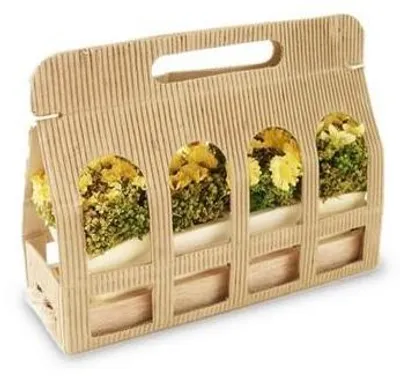 Produktbild von Gelbe Rosen in Vasen (Set mit 3)