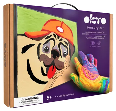 Obrázok produktu pre Penová hlina Okto Mops 20029 Viacfarebná 42 x 30 x 5 cm