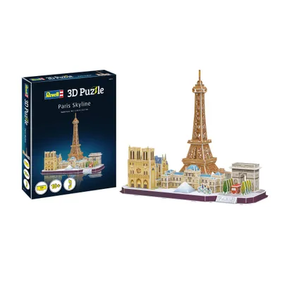 Obrázek produktu pro Revell 3D puzzle "Paris Skyline", 114 jednotlivch dlk, od 10 let -