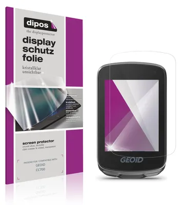 Produktbild von 2x Schutzfolie für GEOID CC700 klar Displayschutzfolie Folie Display Schutz dipos
