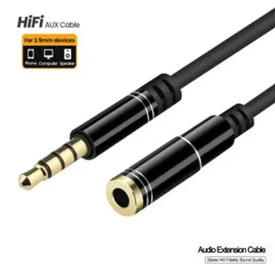 Produktbild von AUX Audio Kabel Klinkenkabel Kopfhörerkabel 3,5mm Klinke Verlängerungskabel 3m