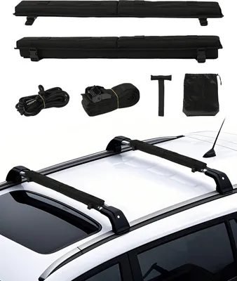 Image de VEVOR Tapis souple pour galerie de toit (76 cm), grand tapis universel pour galerie de voiture, capacité de charge 80 kg, tapis de fret pour canoë SUP