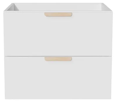 Produktbild von Hängender Waschtischunterschrank – Weiß – 60 cm – AVORELI
