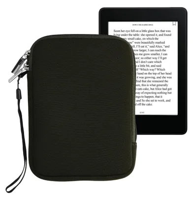 Produktbild von kwmobile Schutztasche für eReader - Neopren Tasche Hülle Cover Case Schutzhülle Dunkelgrün - 17 x 12 x 2 cm Innenmaße