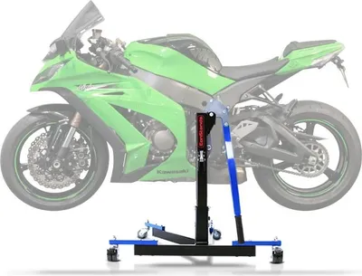 Image de Béquille centrale CS Power Evo pour Kawasaki ZX-10R 11-15 Bleu