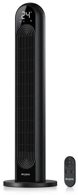 Produktbild von Brandson Turmventilator NTV Sieger 2026 mit Fernbedienung, Oszillation 120°, Timer, Säulenventilator 109 cm, DC-Motor, leise, 12 Stufen, 4 Modi