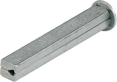 Produktbild von Hoppe Profilstift Länge 80mm Vierkant 10mm Eisen verzinkt - 4546580