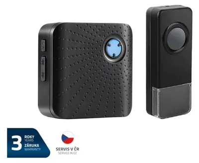 Obrázek produktu pro Zvonek bezdrátový GETI GWD102B mini