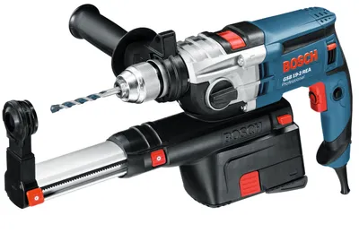 Immagine prodotto di Bosch Professional GSB 19-2 REA - Trapano a percussione rotante (900 W, 0 - 1000/3000 giri/min, Ø max foratura calcestruzzo 18 mm, sistema di aspirazione, in valigetta)