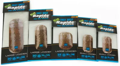 Produktbild von Fox Edges Rapide Refills Fast Melt - PVA Beutel, Größe/Packungsinhalt:60x130mm - 25 Stück