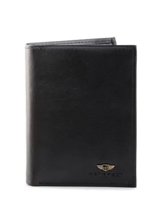 Produktbild von Peterson | Vertikale Brieftasche, für Herren, mit RFID-Blockiersystem, Schwarz, Naturleder, 9.5x12.5 cm