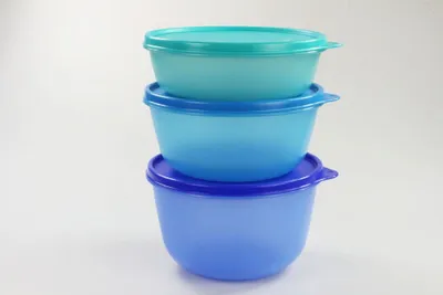 Obrázek produktu pro TUPPERWARE 2. VÝBĚR Chladnička Clarissa 2 l tmavě modrá + 1,5 l modrá + 1 l tyrkysová