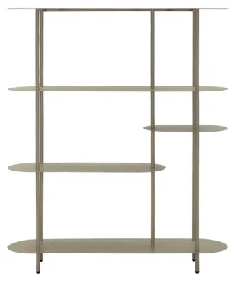 Obrázok produktu pre Regál Saturn 118 x 139 x 31 cm, kov, sivá