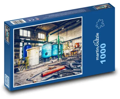 Obrázok produktu pre Puzzle 1000 Opustená stará továreň - martinpuzzle