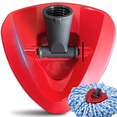 Zdjęcie produktu dla Wymienne głowice do mopa Wymienne głowice do mopa Wymienne głowice do mopa Wymienne głowice do mopa Spin Wkład z mikrofibry 360 Obrotowa głowica do mopa podłogowego Vileda Retoo
