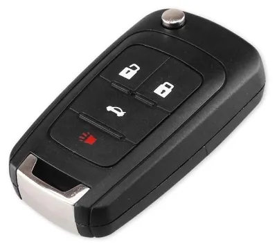 Produktbild von Techstar®-Autoschlüsselgehäuse, kompatibel mit Opel, Chevrolet, Spark, Vauxhall, Insignia, Astra, Corsa, Zafira, 4 Tasten