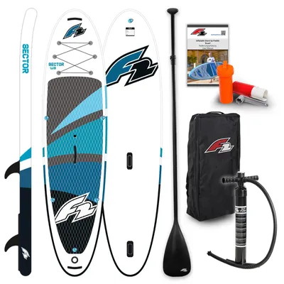 Produktbild von F2  Stand up Paddle Board SECTOR WS Windsurf SUP 12,2  Blau, KI-generiertes Bild