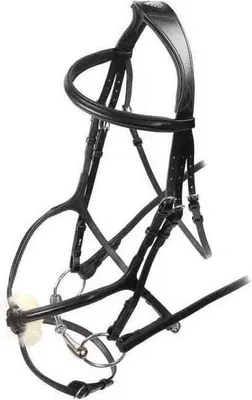 Immagine prodotto di Velociti - Briglia Grackle, cuoio ER1049 (Cob) (Nero)