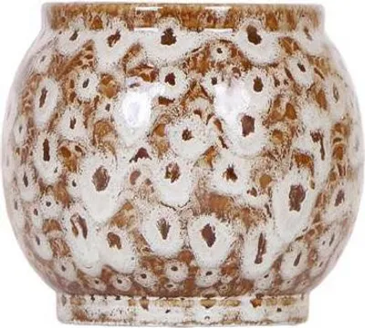 Produktbild von Blumentopf Ø9cm Handgefertigter Keramik Pflanztopf Übertopf Pflanzgefäß Indoor
