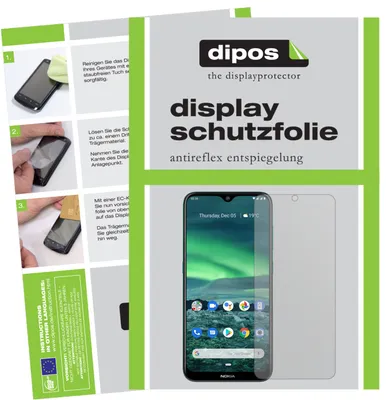 Produktbild von 1x Schutzfolie für Nokia 45353 matt Displayschutzfolie Folie Display Schutz dipos