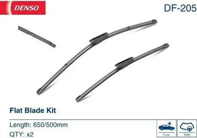 Produktbild von DENSO Scheibenwischer Vorne für OPEL Zafira Life (K0) Rahmenlos
