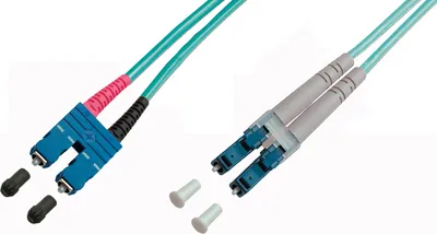 Produktbild von Telegärtner LWL Patchkabel LC Duplex SC Duplex OM3 3 m