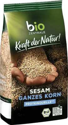 Produktbild von Zentrale Sesam Ganzes Korn proteinreich nussig mild fein 250g