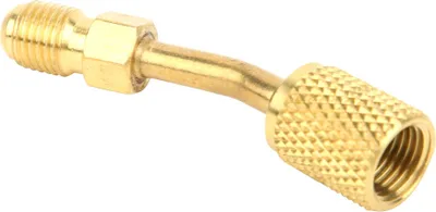 Obrázok produktu pre R410A 1/4 palcový samec SAE na 5/16 palcový samec SAE Adaptér vákuového čerpadla Split System (AD87-45 )