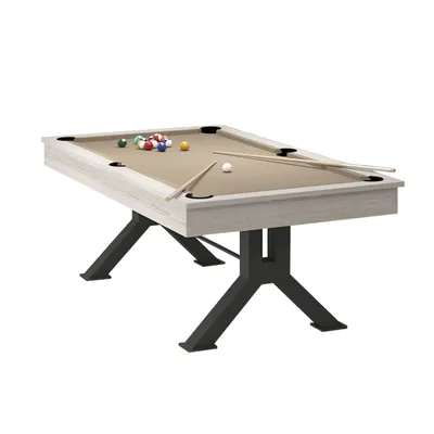 Produktbild von John West Pool Billardtisch Nashville 6ft mit Schieferplatte inkl. Abdeckplatte