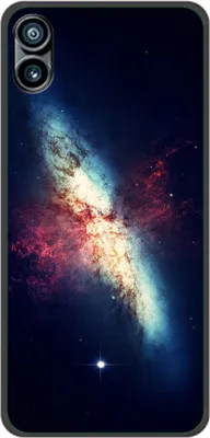 Produktbild von König Design Hülle kompatibel mit Nothing Phone 1 Kunststoff Soft Handyhülle - Handy Case Galaxie