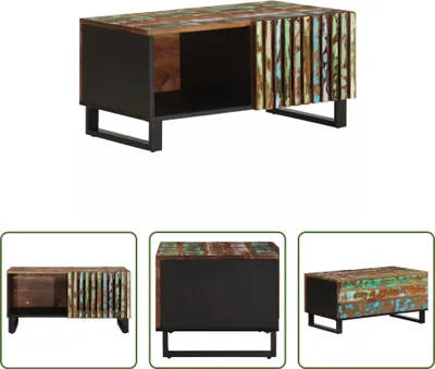 Produktbild von The Living Store Couchtisch 80x51x40 cm Massivholz Akazie