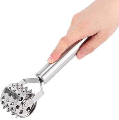 Immagine prodotto di Rullo per intenerire la carne in acciaio inossidabile, 1 pezzo, utensile da cucina