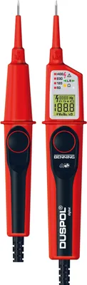 Produktbild von Benning Spannungsprüfer 12-1000 V AC / 1200 V DC 2polig Last zuschaltbar DUSPOL digital - 50263